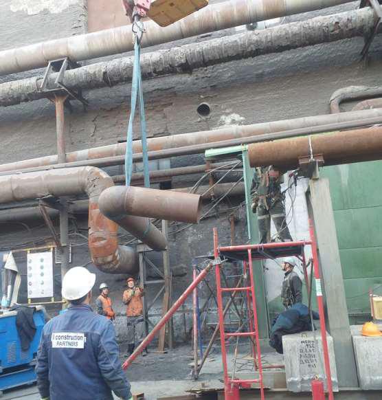 Installation of a chemical cleaning system for boilers in the main building of the CHPP PVS JSC «AMT»